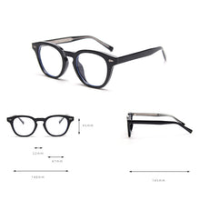 Load image into Gallery viewer, Vintage Acetate Optical Glasses Frame Men Women Brand Design Male Business Myopia Eyeglasses Frame Clean Lens