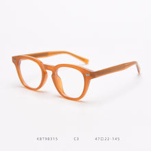 Load image into Gallery viewer, Vintage Acetate Optical Glasses Frame Men Women Brand Design Male Business Myopia Eyeglasses Frame Clean Lens
