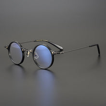 Load image into Gallery viewer, Vintage Acetate Titanium Glasses Frame Men 2023 Round Prescription Optical Eyeglasses Women  Brand Transparent Eyewear