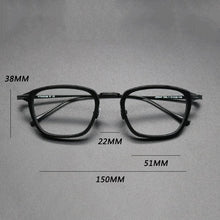 Load image into Gallery viewer, Vintage Acetate Titanium Glasses Frame Men Square Myopia Prescription Optical Eyeglasses Frame Women 2023  Eyewear