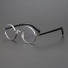 Load image into Gallery viewer, Vintage Acetate Titanium Glasses Frame Men Women Small Round Prescription Optical Myopia Eyeglasses Frame  Brand Eyewear