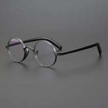 Load image into Gallery viewer, Vintage Acetate Titanium Glasses Frame Men Women Small Round Prescription Optical Myopia Eyeglasses Frame  Brand Eyewear