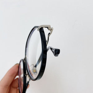 Vintage Anti Blue Light Glasses Plain Eyeglasses Women Men Eyewear Frame Irregular  Transparent PC Goggles