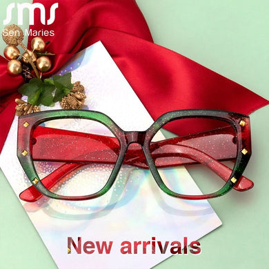 Vintage Anti Blue Light Optical Glasses Women Men Clear Glasses Eyeglasses Frame Square Transparent Lens Spectacle Frame Unisex