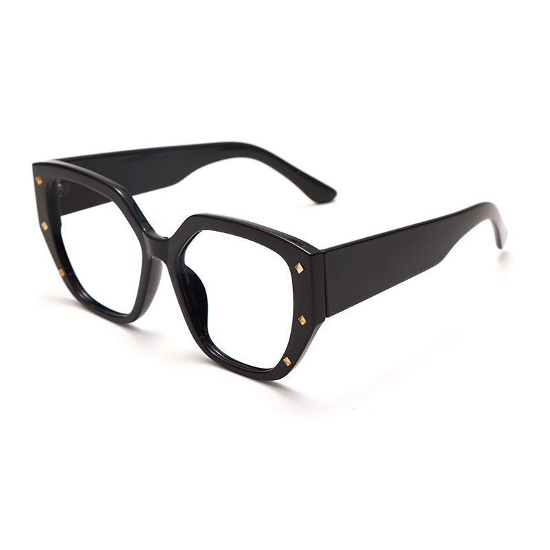 Vintage Anti Blue Light Optical Glasses Women Men Clear Glasses Eyeglasses Frame Square Transparent Lens Spectacle Frame Unisex