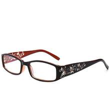 Load image into Gallery viewer, Vintage Anti Blue Light Reading Glasses Men Women Floral Spring Hinge Presbyopic Hyperopia Eyeglasses Wide Leg  +1.0 - +4.0