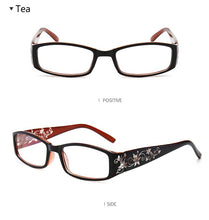 Load image into Gallery viewer, Vintage Anti Blue Light Reading Glasses Men Women Floral Spring Hinge Presbyopic Hyperopia Eyeglasses Wide Leg  +1.0 - +4.0