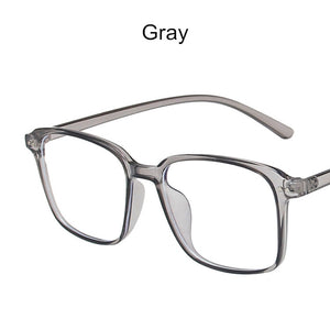Vintage Anti-Blue Light Square Eyeglasses Men and Women Optical Myopia Plastic Glasses Frame Computer Eyewear