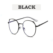 Load image into Gallery viewer, Vintage Anti Blue light Glasses Frame Round Lens Myopia Optical Mirror Simple Metal Women Men Transparent Eyewear Frames