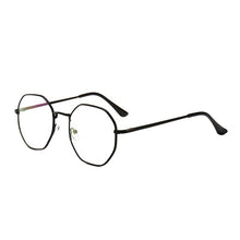 Load image into Gallery viewer, Vintage Anti Blue light Glasses Frame Round Lens Myopia Optical Mirror Simple Metal Women Men Transparent Eyewear Frames