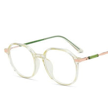 Load image into Gallery viewer, Vintage Anti Blue light Glasses Frame Round Lens Myopia Optical Mirror Simple Metal Women Men Transparent Eyewear Frames