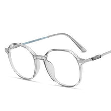 Load image into Gallery viewer, Vintage Anti Blue light Glasses Frame Round Lens Myopia Optical Mirror Simple Metal Women Men Transparent Eyewear Frames