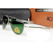 Load image into Gallery viewer, Vintage Aviation Sunglasses for Men  American Army Military Optical AO Sun Glasses Women Oculos de sol masculino
