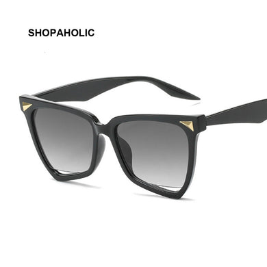 Vintage Big Cat Eye Sunglasses Women Oversized  Brand Sun Glasses Female Lady Shades Oculos De Sol UV400