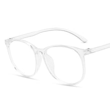 Load image into Gallery viewer, Vintage Big Frame Round Glasses Women Brand Designer Transparent Eyeglasses Anti-blue Light Lens Clear Eyewear