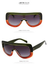 Load image into Gallery viewer, Vintage Big Frame  Sunglasses Women Brand Designer Glasses Women  Shades Black Gradient Female Eyeglasses 2023