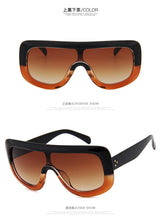 Load image into Gallery viewer, Vintage Big Frame  Sunglasses Women Brand Designer Glasses Women  Shades Black Gradient Female Eyeglasses 2023