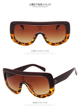 Load image into Gallery viewer, Vintage Big Frame  Sunglasses Women Brand Designer Glasses Women  Shades Black Gradient Female Eyeglasses 2023