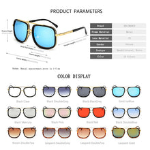 Load image into Gallery viewer, Vintage Big Frame Sunglasses Women Men Square Stylish Glasses For Male Feminino Shades Classic Quadrilateral Retro Sun Glasses