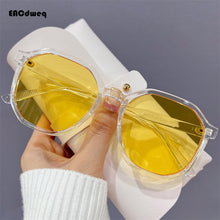 Load image into Gallery viewer, Vintage Big Frame Sunglasses Women Retro Style Green Yellow Brown Sun Glasses Men personality trend Eyewear UV400 Oculos De Sol