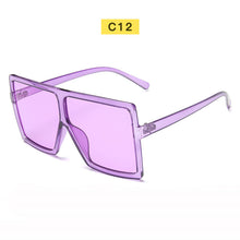 Load image into Gallery viewer, Vintage Big Square Sunglasses Women Goggles Mens Oversize Sun Glasses Female Famous Brand Black Eyewear Gafas de sol