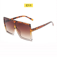 Load image into Gallery viewer, Vintage Big Square Sunglasses Women Goggles Mens Oversize Sun Glasses Female Famous Brand Black Eyewear Gafas de sol