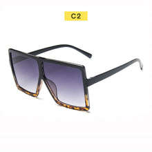 Load image into Gallery viewer, Vintage Big Square Sunglasses Women Goggles Mens Oversize Sun Glasses Female Famous Brand Black Eyewear Gafas de sol