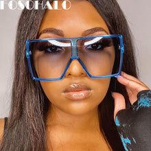 Load image into Gallery viewer, Vintage Big Square Sunglasses Women Goggles Mens Oversize Sun Glasses Female Famous Brand Black Eyewear Gafas de sol