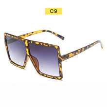 Load image into Gallery viewer, Vintage Big Square Sunglasses Women Goggles Mens Oversize Sun Glasses Female Famous Brand Black Eyewear Gafas de sol