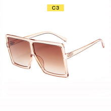 Load image into Gallery viewer, Vintage Big Square Sunglasses Women Goggles Mens Oversize Sun Glasses Female Famous Brand Black Eyewear Gafas de sol