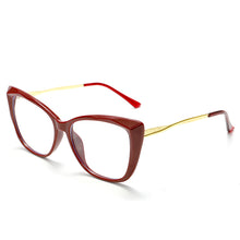 Load image into Gallery viewer, Vintage Blue Light Blocking Computer Glasses Women Retro Rectangle Eyeglasses Men Trendy Cat Eye Eyewear UV Protection
