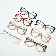Load image into Gallery viewer, Vintage Blue Light Blocking Computer Glasses Women Retro Rectangle Eyeglasses Men Trendy Cat Eye Eyewear UV Protection