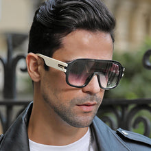 Load image into Gallery viewer, Vintage Brand  Designer Oversized Square Sunglasses Men Women Classic Big Frame Driving Travel Sun Glasses Shades