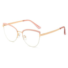 Load image into Gallery viewer, Vintage Cat Eye Anti-blue Light Metal Glasses Frames Optical Computer Glasses Women Spectacles Eyewear Eyeglasses