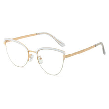 Load image into Gallery viewer, Vintage Cat Eye Anti-blue Light Metal Glasses Frames Optical Computer Glasses Women Spectacles Eyewear Eyeglasses