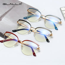 Load image into Gallery viewer, Vintage Cat Eye Anti-blue Light Metal Glasses Frames Optical Computer Glasses Women Spectacles Eyewear Eyeglasses