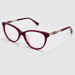 Vintage Cat Eye Brand Design Women's Myopia Glasses Prescription Eyewear Optical Female Eyeglasses Frame Oculos De Grau Feminino