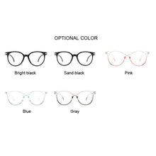Load image into Gallery viewer, Vintage Cat Eye Clear Glasses Women Transparent Lens Glasses Frame Ladies Optical Eyeglasses Frame Men Unisex