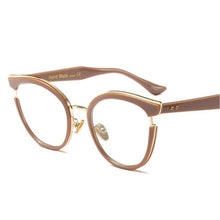 Load image into Gallery viewer, Vintage Cat Eye Glasses Frames For Women Optical Black EyeGlasses Metal Frame Prescription Eyewear Computer Glasses