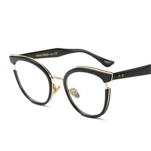 Load image into Gallery viewer, Vintage Cat Eye Glasses Frames For Women Optical Black EyeGlasses Metal Frame Prescription Eyewear Computer Glasses