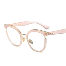 Load image into Gallery viewer, Vintage Cat Eye Glasses Frames For Women Optical Black EyeGlasses Metal Frame Prescription Eyewear Computer Glasses