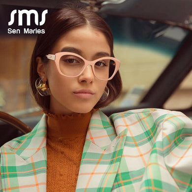 Vintage Cat Eye Glasses Frames Women Men  Brand Optical Clear Lens Goggle Computer Glasses For Female Eyewear