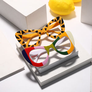 Vintage Cat Eye Glasses Women Optics Prescription Frames Men Punk Transparent Glasses Classic Retro Eyeglasses