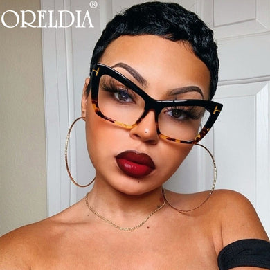 Vintage Cat Eye Optical Frames Eyeglasses 2023 Women Retro Transparent Computer Glasses Brand Designer Lady Clear Lens Eyewear