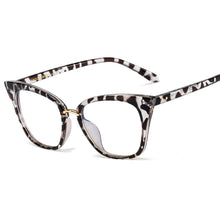 Load image into Gallery viewer, Vintage Cat Eye Optical Frames Women Clear Lens Eyeglasses Anti Blue Light Blocking Glasses Computer Glasses Shades Spectacle
