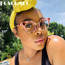 Load image into Gallery viewer, Vintage Cat Eye Optical Frames Women Clear Lens Eyeglasses Anti Blue Light Blocking Glasses Computer Glasses Shades Spectacle