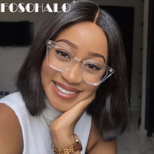 Load image into Gallery viewer, Vintage Cat Eye Optical Frames Women Clear Lens Eyeglasses Anti Blue Light Blocking Glasses Computer Glasses Shades Spectacle