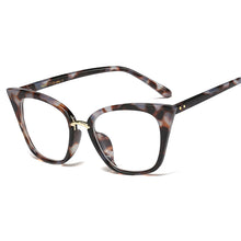 Load image into Gallery viewer, Vintage Cat Eye Optical Frames Women Clear Lens Eyeglasses Anti Blue Light Blocking Glasses Computer Glasses Shades Spectacle