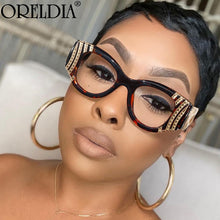 Load image into Gallery viewer, Vintage Cat Eye Optical Glasses Frame Women Myopia Eyewear Frame Female Anti Blue Light Computer Spectacles Prescription Glasses