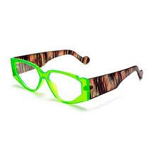 Load image into Gallery viewer, Vintage Cat Eye Optical Glasses Oversized Transparent Lens Spectacle Frame Prescription Eyeglasses Punk Leopard Frame Glasses